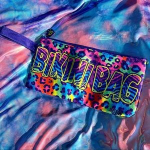 Glitter ✨ Rainbow 🌈 AnimalPrint Bikini Bag